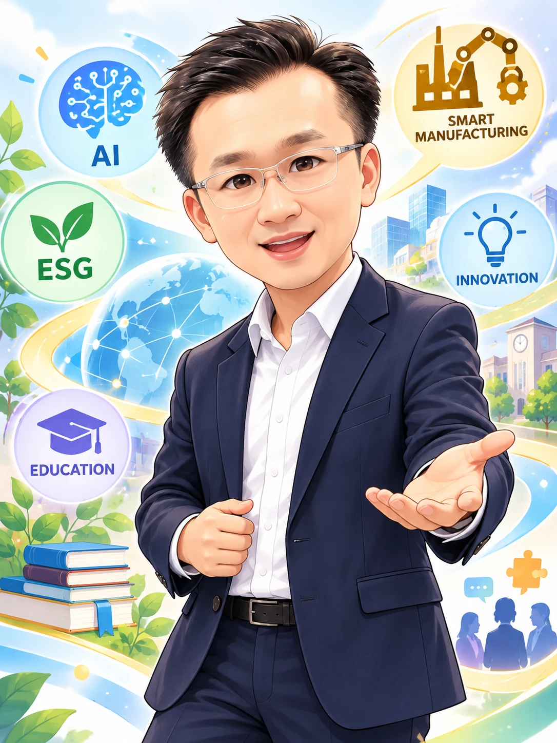 謝名家博士插畫：歡迎合作邀約